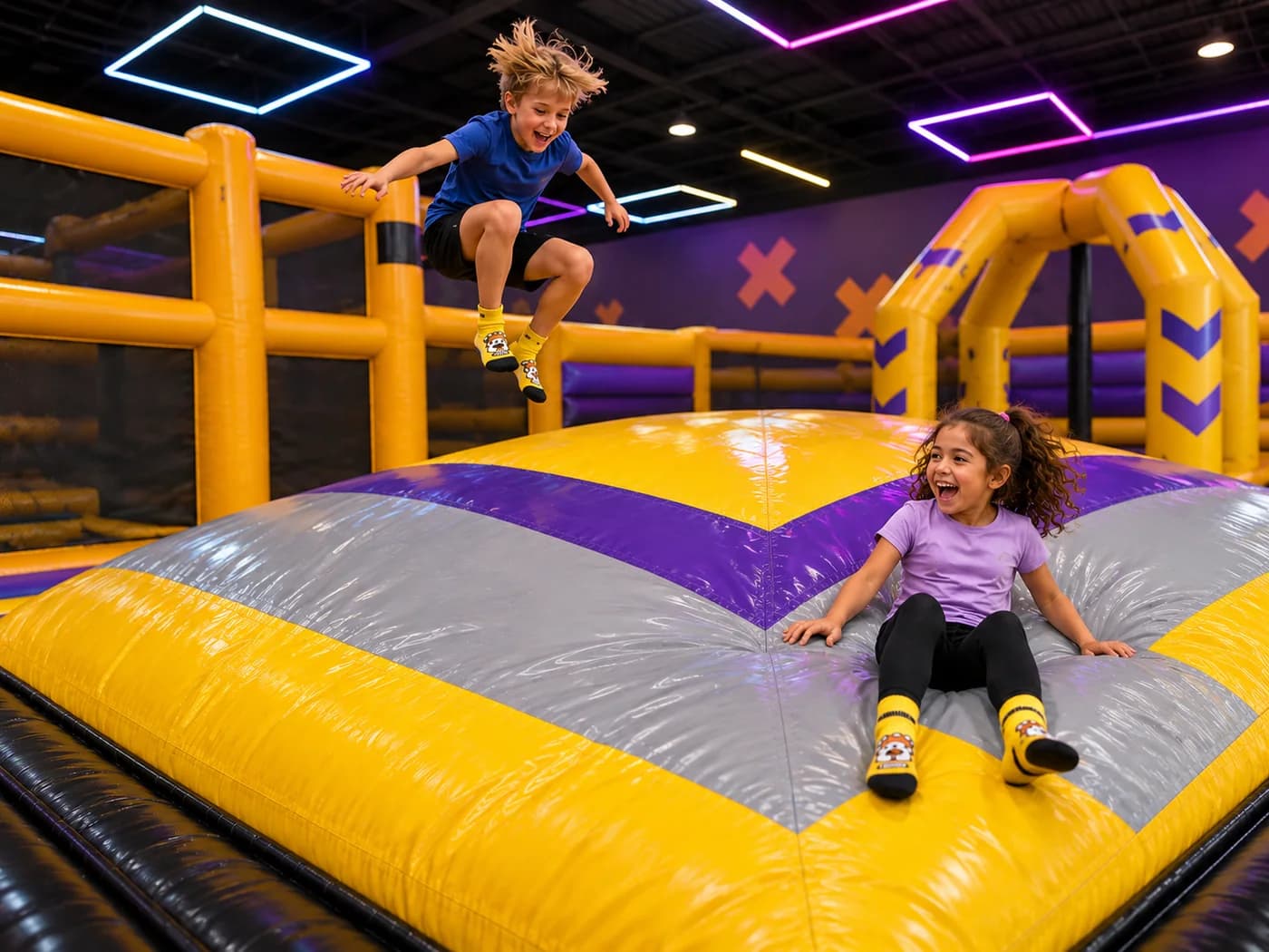 Air Bag Jump at Super Llama