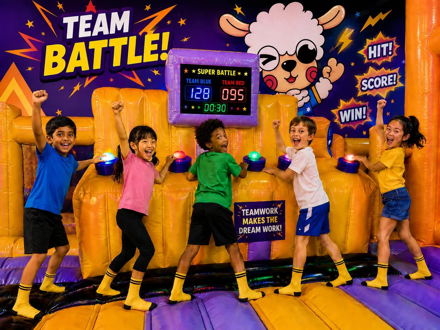 Group Events at Super Llama Inflatable Park