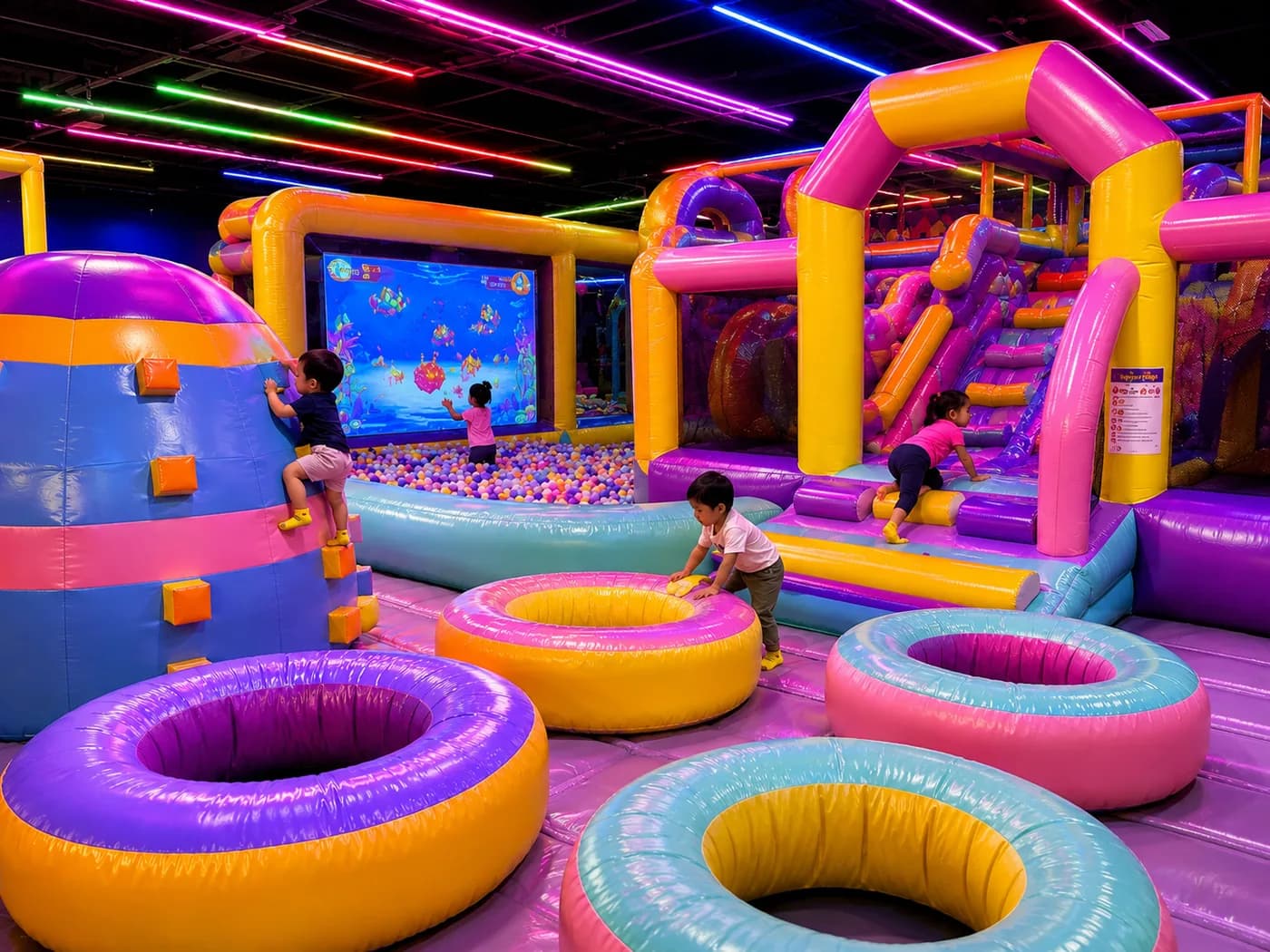 Toddler Play Zones at Super Llama Inflatable Park